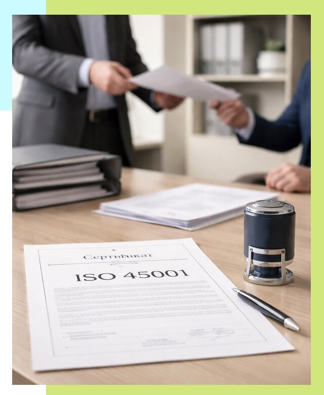 Сертификат ISO 45001 в Североморске под ключ от 48137 р. | Сертэкс